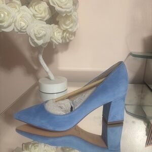 Marc Fischer Light Blue Suede Shoes - Brand New